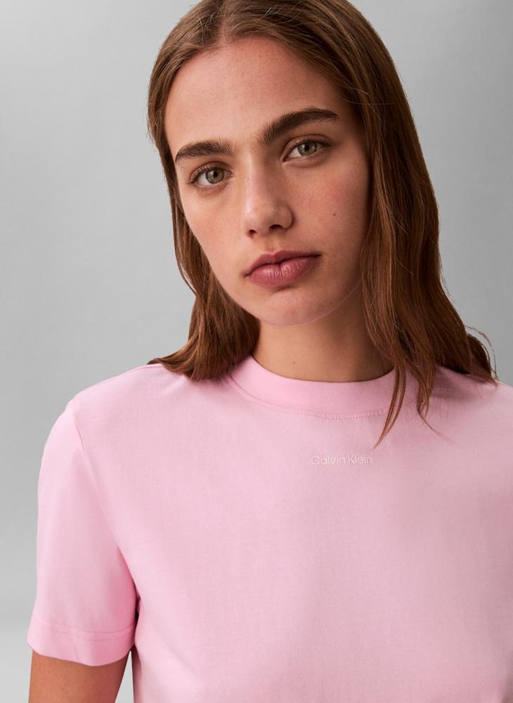 كالفن كلاين تيشيرت بياقة دائرية برسومات - Image 4